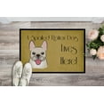 thumbnail image 2 of Caroline's Treasures BB1486JMAT French Bulldog Spoiled Dog Lives Here Door Mat, Indoor Rug or Outdoor Welcome Mat 24x36, 2 of 4