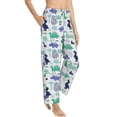 thumbnail image 2 of Daiia Dinosaur Women's Sleep Pant with Pockets and Drawstring,Pajama Pants-Medium, 2 of 9