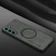 thumbnail image 2 of Funda magnética de cuero de gamuza para Samsung Galaxy, funda de carga inalámbrica Magsafe, S23, S22, S21, Ultra Plus, S21FE, Note 20 Ultra, 2 of 5