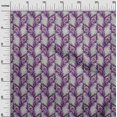 thumbnail image 3 of oneOone Cotton Poplin Twill Purple Fabric Feather Sewing Craft Projects Fabric Prints By Yard 56 Inch Wide, 3 of 4