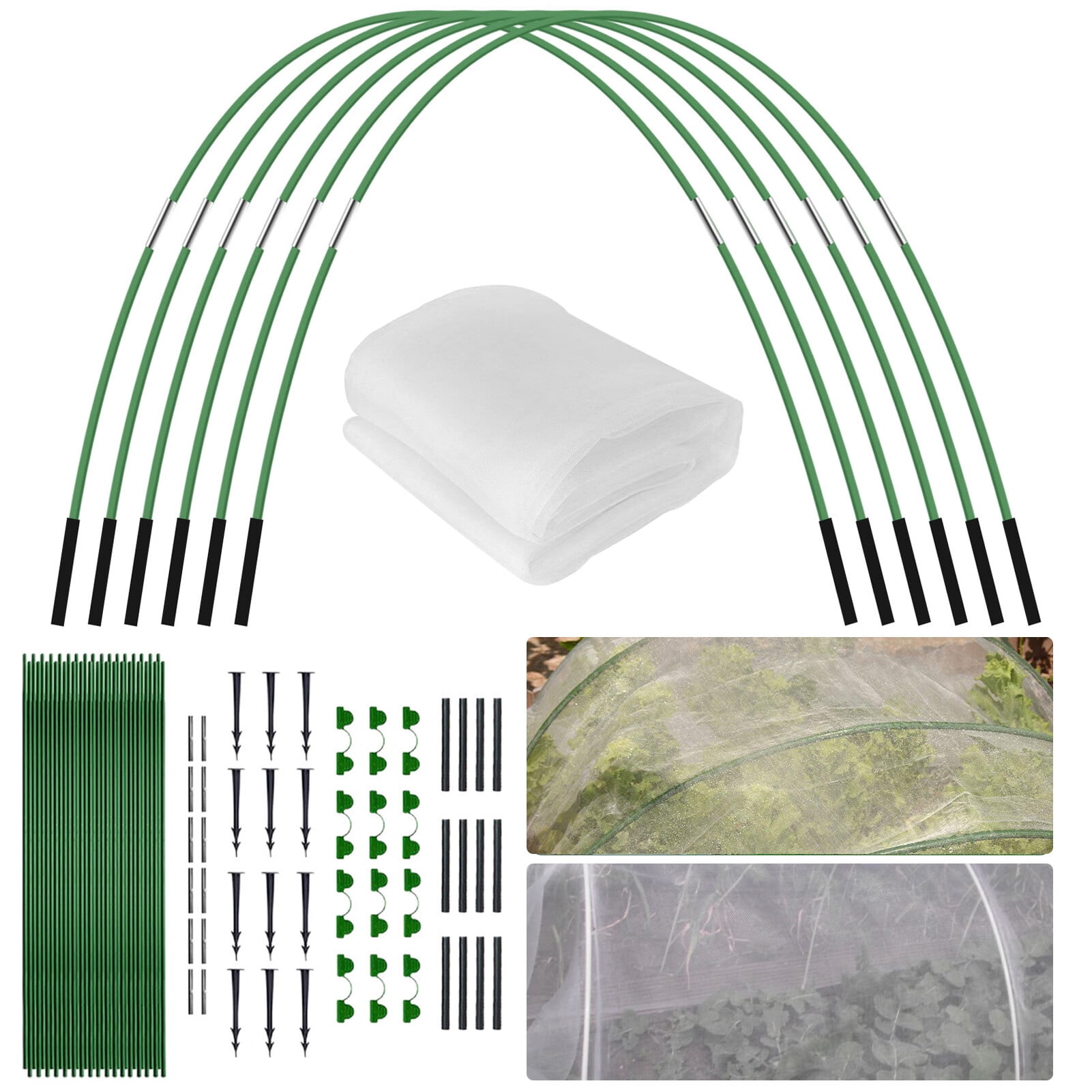 Plant Cover Support Frame | Bird Barrier Netting Greenhouse Set ...