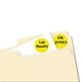 thumbnail image 2 of Printable Self-Adhesive Removable Color-Coding Labels, 0.75" Dia., Yellow, 24/sheet, 42 Sheets/pack, (5462) | Bundle of 2 Packs, 2 of 4
