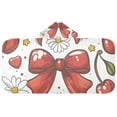 thumbnail image 2 of Red Cherry Bow Flower Kids Hooded Beach Towel Baby Bath Poncho Towels with Hood Absorbent 50"x23.5" for Pool Swimming, 2 of 7
