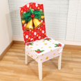 thumbnail image 2 of Christmas Dining Chair Cover Stretch Xmas Chair Cover For Dining Room Christmas, 2 of 5