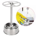 thumbnail image 4 of Stainless Steel Toothbrush Organizer, Rust Proof Multi Function Stainless Steel Toothbrush Holder  For Makeup Tools, 4 of 8