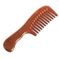 thumbnail image 5 of Onedor Handmade 100% Natural Red Sandalwood Hair Combs - Anti-Static Sandalwood Scent Natural Hair Detangler Wooden Comb (Red Sandalwood Wide Tooth), 5 of 5