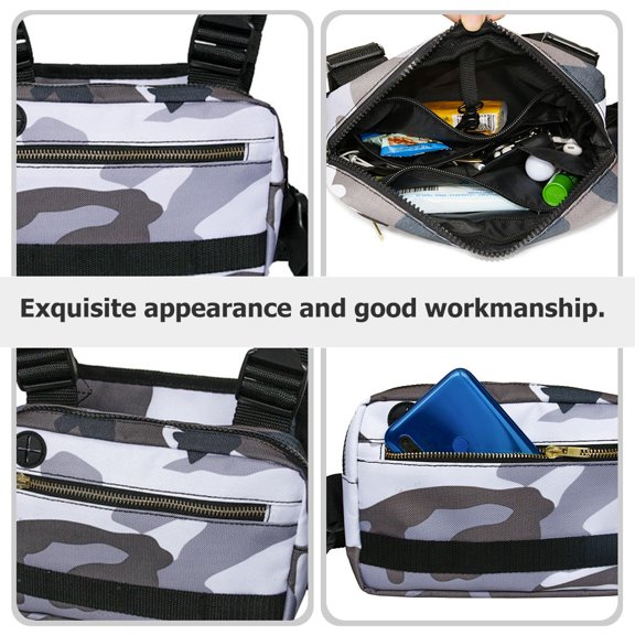 UPGRATOR Multifunctional Portable Chest Bag with Adjustable Strap for Daily Storage Use