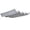 A, variant on 1×2m Light Gray Retractable Wave Sun Shade Sail, Waterproof UV Block Awning with Eyelets & Rope, Outdoor Shade for Garden Patio Yard