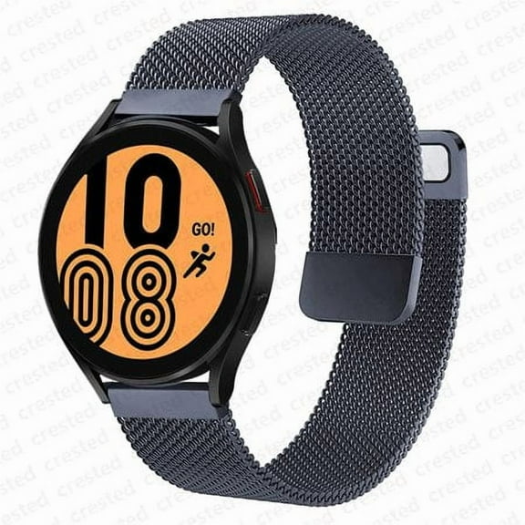 Yepband 20mm 22mm Magnetic Loop Stainless Steel Metal Band for Samsung Galaxy Watch 6 5 4 44mm 40mm/ 6 4 Classic 43mm 47mm 46mm 42mm/Galaxy Watch 5 Pro 45mm/Active 2 Galaxy watch 46mm watch 3 45mm