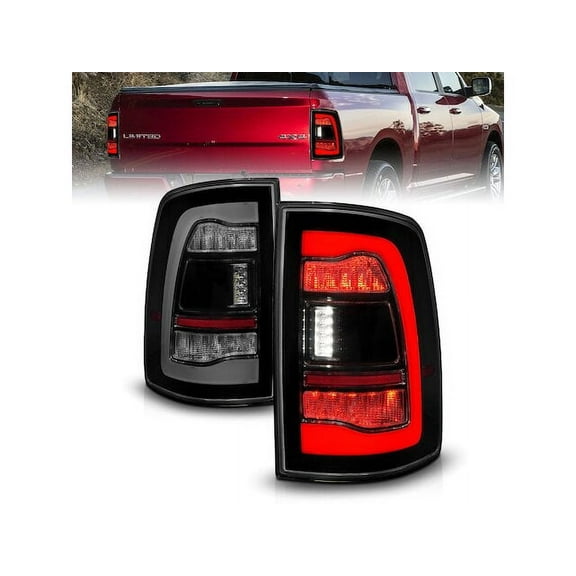 Tail Light Set - Compatible with 2011 - 2018 Ram 1500 2012 2013 2014 2015 2016 2017