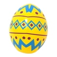 thumbnail image 3 of Decoración inflable de huevo de Pascua de PVC, huevo colorido de 10,63 x 13,78 pulgadas, para Pascua. Amarillo, 3 of 9