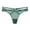 Green, variant on Women's Fashion Sexy Thong Cotton Bottom Crotch Sexy Thin Belt Ring Breathable Ice Silk Seamless Underwear