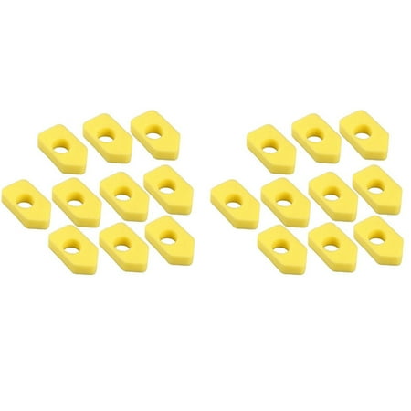 

20Pcs Yellow Filters for Stratton 698369 Equipment Filters Lawn Mower Parts