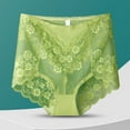 thumbnail image 2 of ameIAEA Women's Plus Size Panties See Through Soft Lace Underwear Breathable Full Coverage Briefs, 2 of 3