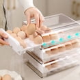 thumbnail image 5 of Mecorevxz Egg Storage Box and Egg Tray for Refrigerator Special Eggs Holders and Container for Storing Eggs, 5 of 6