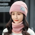 thumbnail image 6 of SPRING PARK 1 Set Women Winter Knitted Beanie Cap Warm Face Cover Neck Scarf Gloves Outdoor Hat+Scarf, 6 of 7