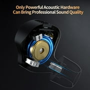 KZ ZS12 PRO X in Ear Monitor Headphones, Wired Gaming Earbuds 1DD+5BA Hybrid Driver IEM Earphone, 4-Level Tuning Switch, Full-Metal Cavity, 2Pin IEM Cable for Musician Audiophile(Standard Version)