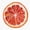 1pcs, variant on Orange Sliced Fruit Decor Art Fresh Style Vinyl Sticker