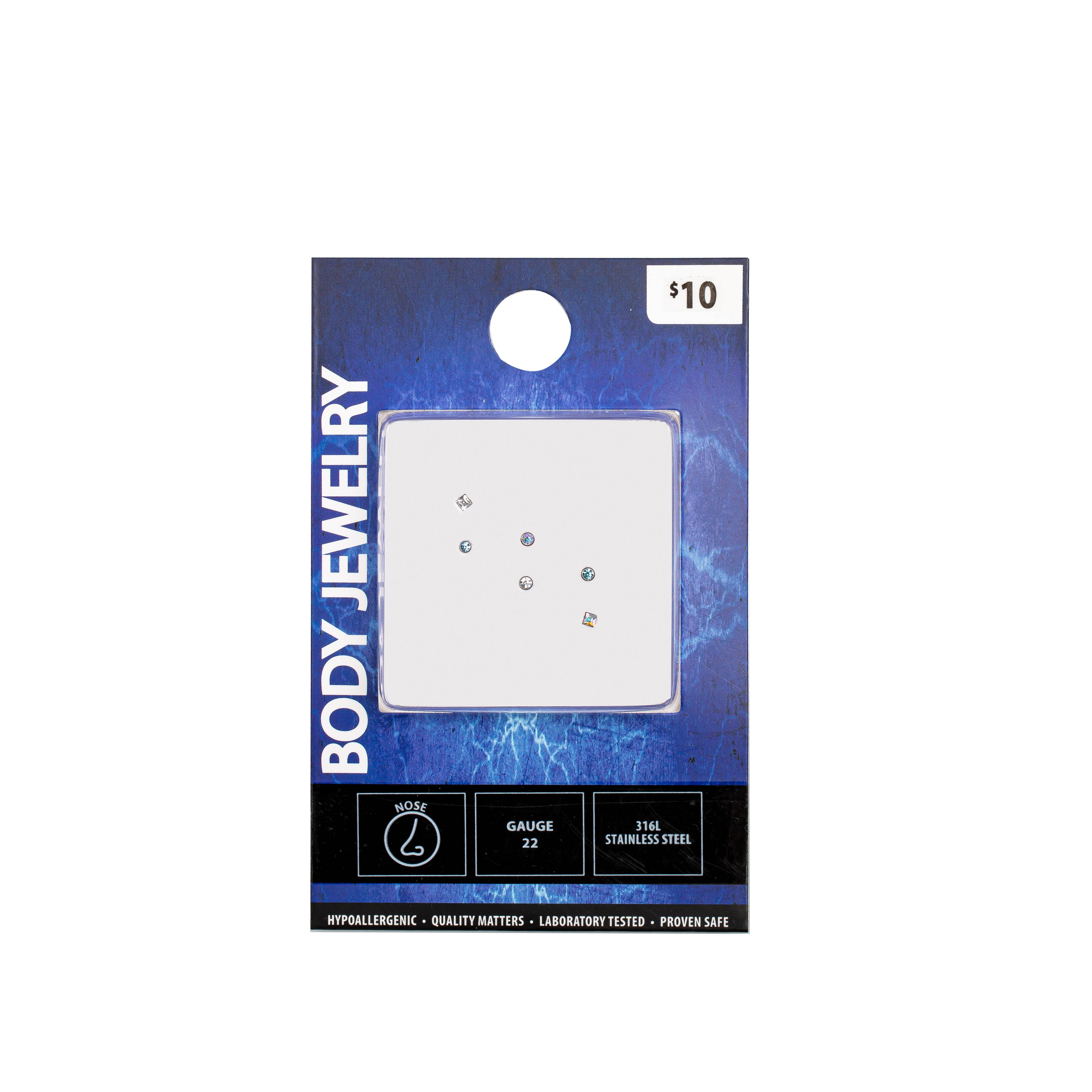 22G ASSORT CRYS NOSE 6PK