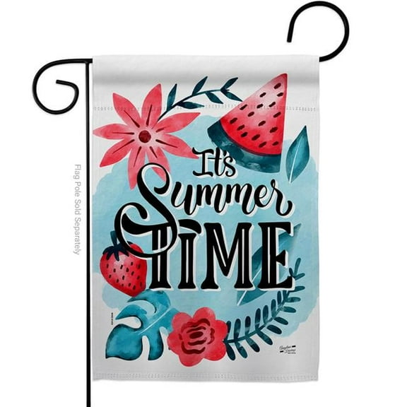 Angeleno Heritage G135528-BO Its Summer Summertime Fun & Sun 13 x 18.5 in. Double-Sided Decorative Vertical Garden Flags for House Decoration Banner Yard Gift