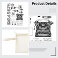 thumbnail image 4 of Juego de Sellos Transparentes Bottlepic con Escritura Vintage 20 Sellos de PVC con Bolsa de Almacenamiento de Malla Tamaño A5, 4 of 6
