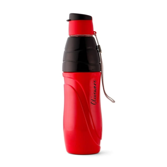 SOPL-OLIVEWARE Freshy Water Bottle with Better Grip, BPA Free & 100% Leal Proof, For Home, Office & Gym use, 700ml Bottle - Green