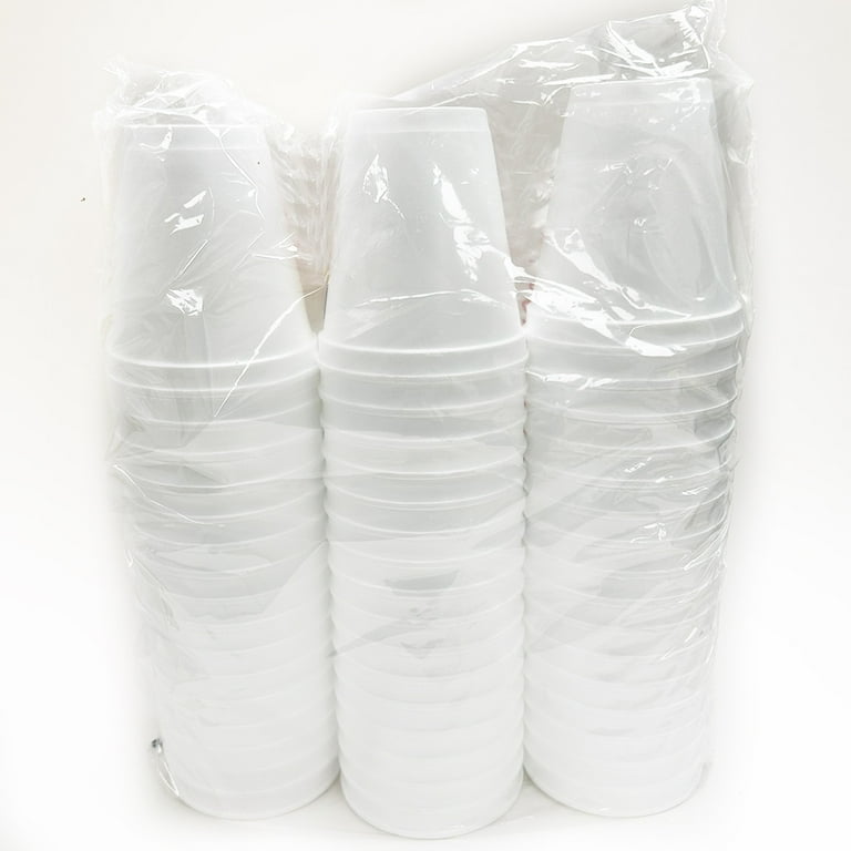 51ct Disposable Foam Cups 8.5oz Insulates Hot Cold Beverage Drinks Party Office