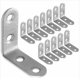 thumbnail image 1 of Código de ángulo de 4040mm, 2mm de espesor sin tornillos, 50 Uds., soporte de código de ángulo de acero inoxidable, piezas de fijación de soporte de código en forma de L, 1 of 4