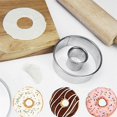thumbnail image 4 of DIY Stainless Steel Donut Mold Cake Decorating Baking Tool Desserts Bread Cutter Maker Kitchen Home Baking Supplies, 4 of 5