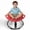 Red, variant on TTFP Sensory Swivel Chair for Autistic Kids 3-10, 360 Degree Spinning, Red (Set of 1)