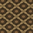 thumbnail image 1 of Ahgly Company Indoor Square Patterned Light Brown Area Rugs, 4' Square, 1 of 6