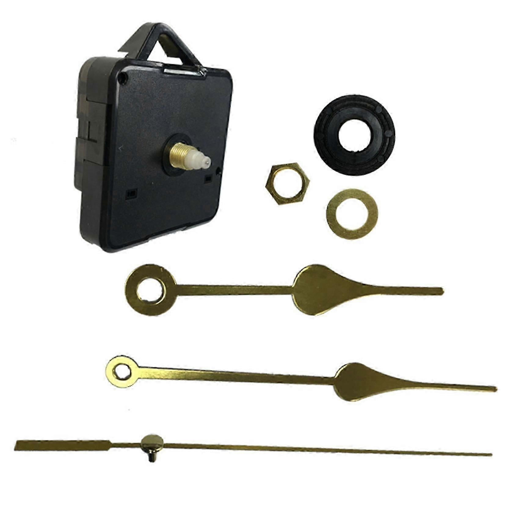 10Pcs DIY Silent Movement Spindle Hands Wall Quartz Clock Movement Mechanism Repair Tools Part Cloc