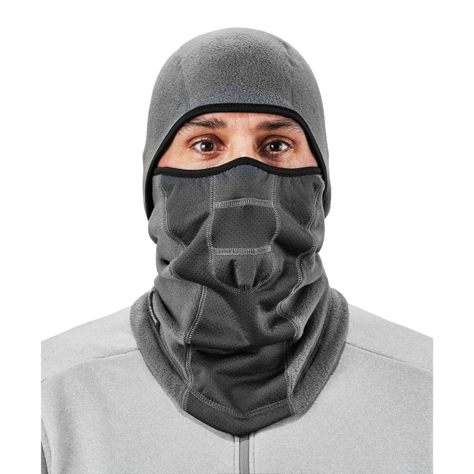 Ergodyne N-FernoÂ® 6823 Wind-proof Hinged Balaclava, Gray
