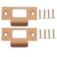 thumbnail image 1 of Shisuyan Plaque de Porte Dorée 2Ensemble 2.8X1.0X0.4In Acier Inoxydable, 1 of 9
