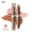 Natural Color Highlight + Light Coffee Contour, variant on Dual-End Cream Contour Stick, Natural Highlight & Light Coffee Shading Stick, All-Day Wear Face Makeup for Wheat Skin