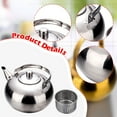 thumbnail image 6 of QSTDGVPW Coffee Kettle Gifts Thoughtful Lightweight Teapot for Office Camping Outdoor Silver, 6 of 9