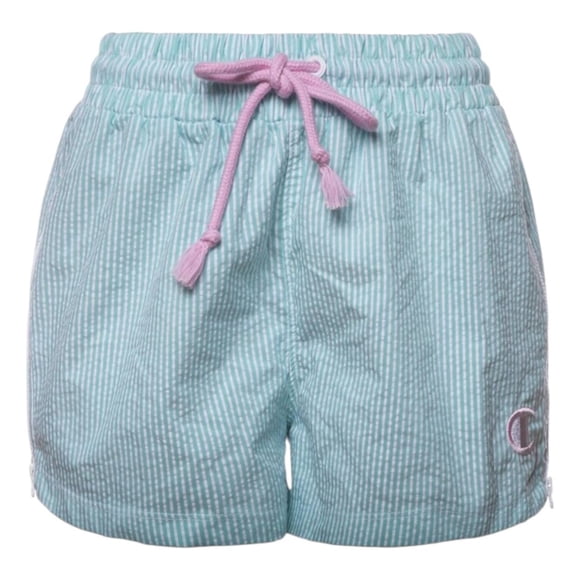 Short Champion Mujer Azul Seersucker Aqua Ct10104mgrn azul M