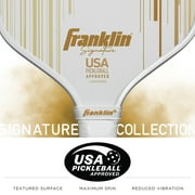 Franklin Sports Pro Signature Pickleball Paddles - 16mm Poly Core - Gold