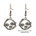 thumbnail image 3 of SUSHANG Mushroom Plant Earrings 2024 New Retro New Personality Plant Pendant Earrings Retro Ladies Charm Ears 1 Pair Personality Earrings Earrings, 3 of 9