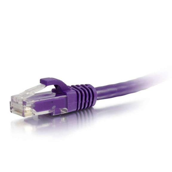C2G 7ft Cat6 Snagless Unshielded (UTP) Ethernet Network Patch Cable - Purple
