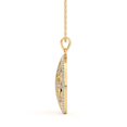 thumbnail image 3 of DFZ EXPORTS Gold Plated Round Diamond Necklace for Women Office Wear Gift for Christmas., 3 of 3