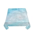 thumbnail image 4 of YFYANG Square Polyester Table Cloth, 54" x 54" Reusable Table Cover Kitchen Dining Room Blue Dream Texture Decorative Tablecloths for Tables of 2-4 People, 4 of 8