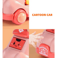 thumbnail image 6 of EASTIN Toy Car Push Trolley Inertia Toy Car Light And Sound Effect Face-changing Wheel Car Cute Trolley Children’s Gift （pink）, 6 of 6