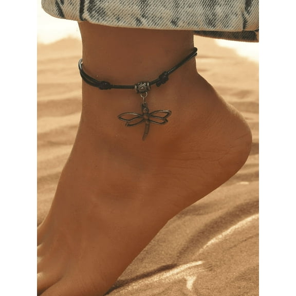 Dragonfly Cham Anklet Ankle Bracelet