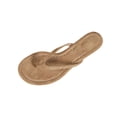 thumbnail image 2 of Wowcloth Women's Fashion Thong Sandals – Comfortable Wide Width Solid Color Round Toe with Low Thin Heel for Casual Leisure Wear, 2 of 8
