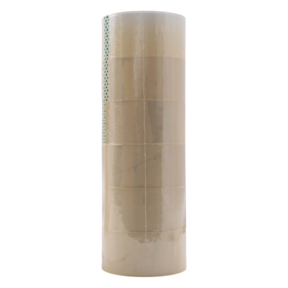 Brock Case 36 Rolls Clear Tape 48mm x 50m 1.8 Mil Sealing Carton Box Package for Shipping Storage Warehouse Retail
