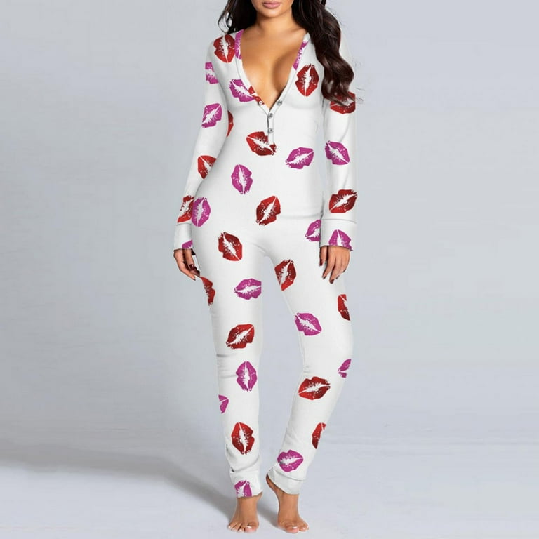 New Year s Deals GATXVG Sexy Onesies Pajamas for Women Womens