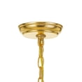 thumbnail image 4 of Crystorama Metro 5 Light Antique Gold Chandelier Bottom Crystal Ball - 27.5'' W x 33.5'' H, 4 of 5