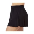 thumbnail image 3 of MagicSuit Plus Size Solid Jersey Tennis Skirt Black 24W, 3 of 6