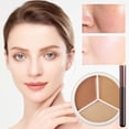 thumbnail image 1 of Fiudx Corrector Tricolor, Maquillaje Facial de Fácil Aplicación, Corrector con Fórmula Hidratante En Tarro, Cobertura Ligera para Impregnaciones, Uso Diario o para Viajes, Perfecto para Pieles Madura, 1 of 6